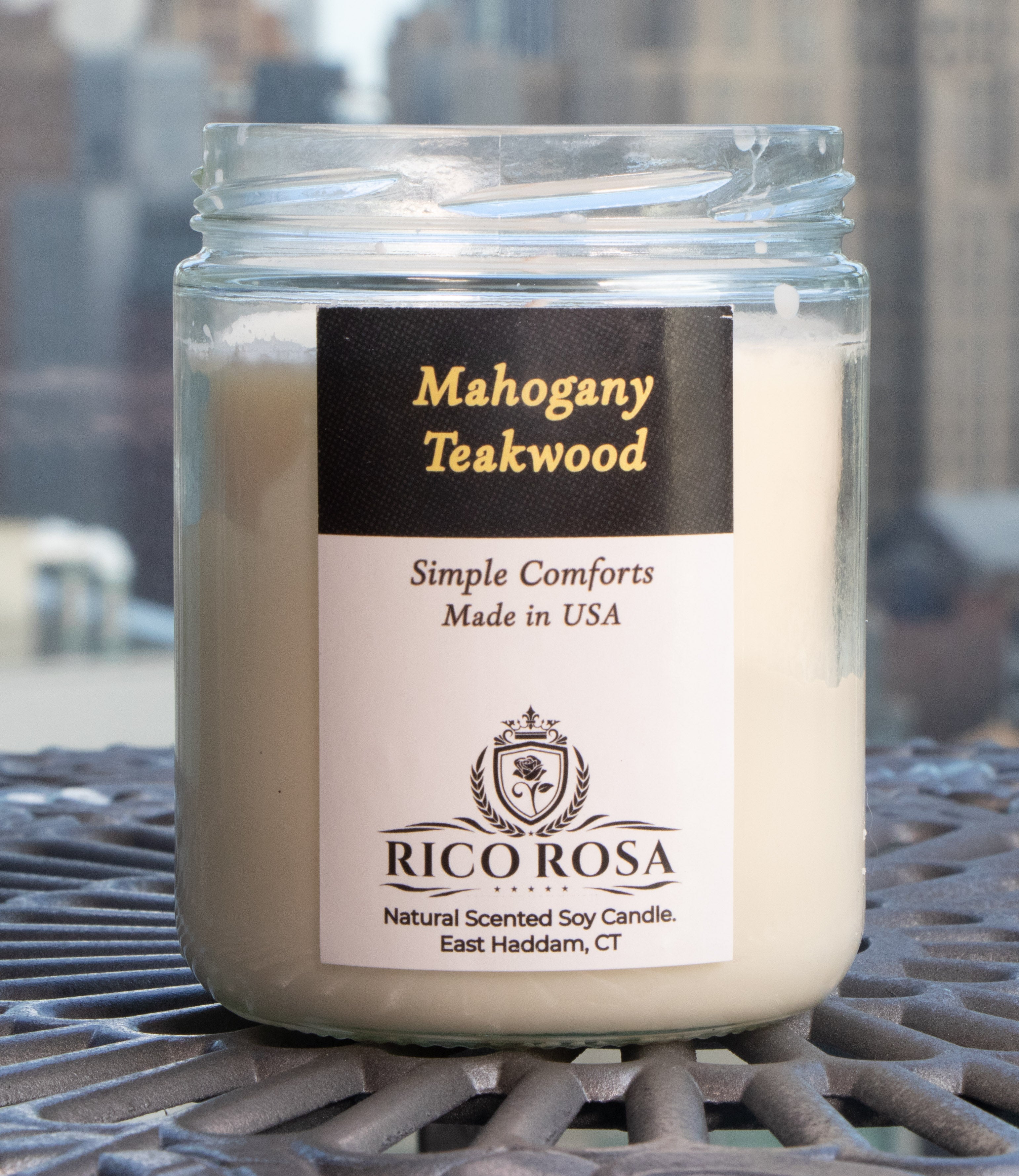 Mahogany Teakwood 4oz Candle  Only the Best Candles – Only The Best Candles