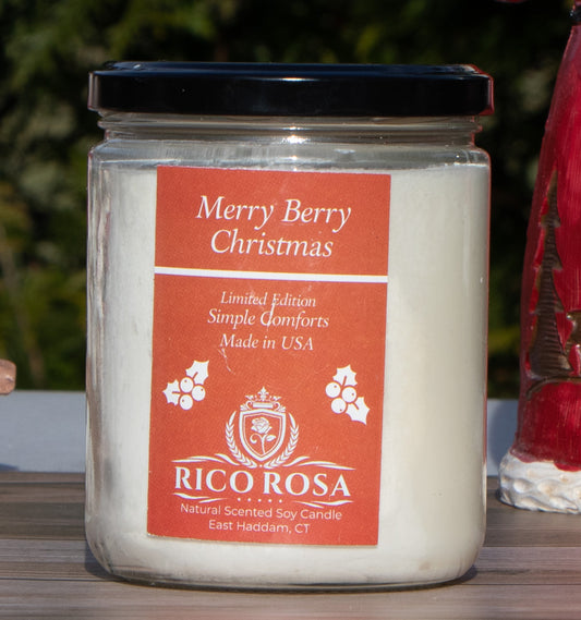 Merry Berry Christmas Natural Soy Scented Candle