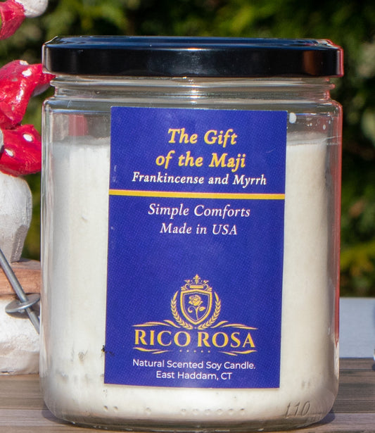 The Gift of the Magi: Frankincense and Myrrh All Natural Soy Candle