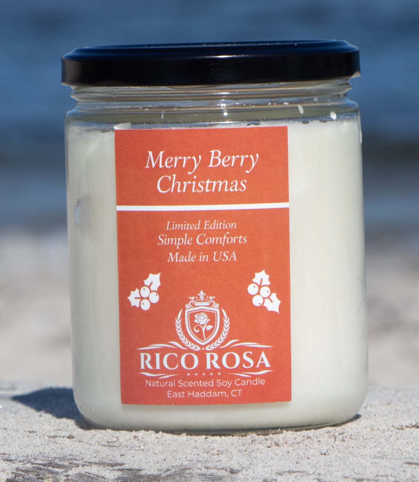 Merry Berry Christmas Natural Soy Scented Candle